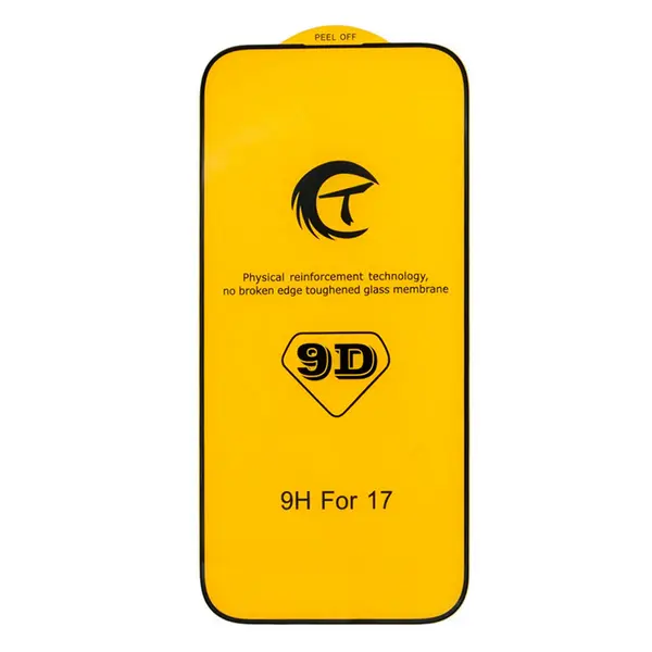 MR1_114293 Захисне скло full glue 9d tempered glass для iphone 17 (6.3') black 