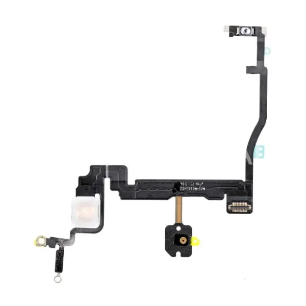 MR1_81953 Шлейф з кнопкою включення, спалахом та мікрофоном для iphone 11 pro (5.8") 