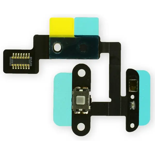 MR1_82852 Шлейф ipad mini 4 з кнопкою включення та мікрофоном (a1538 / a1550) 