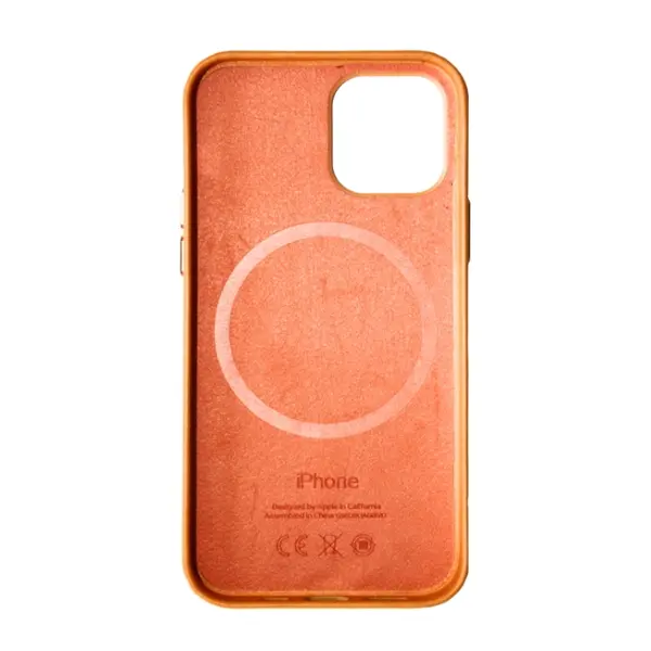 MR1_82495 Чохол (leather case) для iphone 12 / iphone 12 pro with magsafe california poppy 