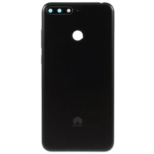 MR1_81192 Задня частина корпусу huawei y6 prime 2018 (atu-l21) black (з склом камери) 