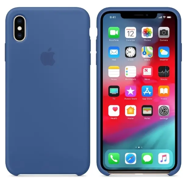 MR1_80855 Чохол (silicone case) для iphone xs max original delft blue 