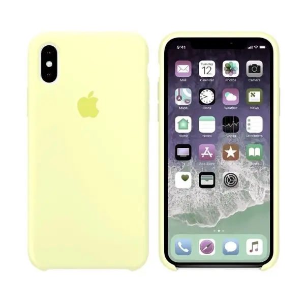 MR1_80851 Чохол (silicone case) для iphone xs max original mellow yellow 