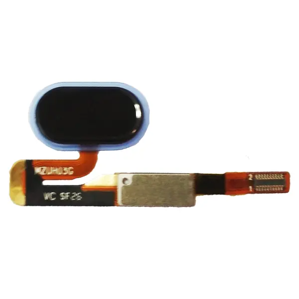 MR1_47748 Шлейф meizu mx6 pro центральна кнопка (home) black 