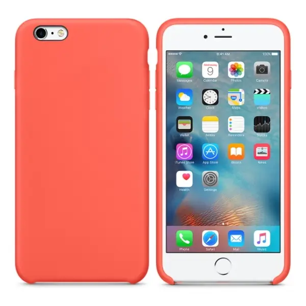 MR1_80168 Чохол (silicone case) для iphone 6 plus / iphone 6s plus original new apricot 