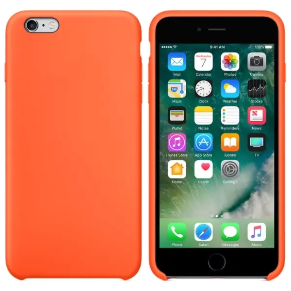 MR1_80937 Чохол (silicone case) для iphone 6 plus / iphone 6s plus original orange 