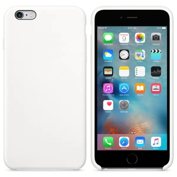 MR1_80936 Чохол (silicone case) для iphone 6 plus / iphone 6s plus original white 