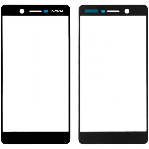 MR1_83328 Скло дисплея nokia 7 plus black (для переклеювання) 