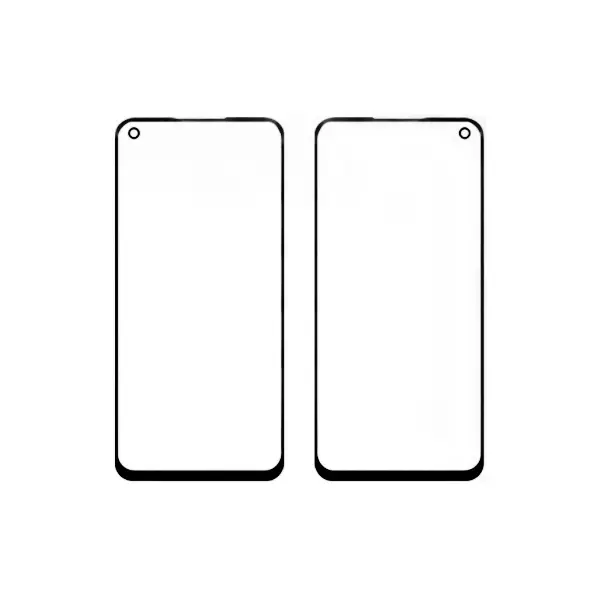 MR1_82048 Скло дисплея oppo a52 / a72 / a92 / realme 6 black (для переклеювання) 