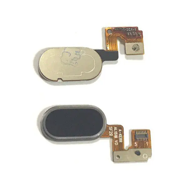 MR1_82095 Шлейф meizu m3 note m681 10pin центральна кнопка (home) black 