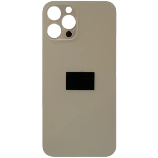MR1_83902 Кришка задня iphone 12 pro max gold (великий виріз під камеру) 