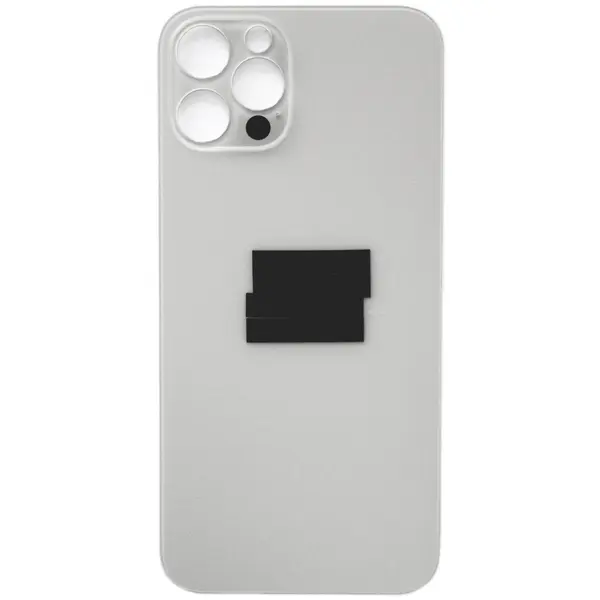 MR1_83905 Кришка задня iphone 12 pro silver (великий виріз під камеру) 