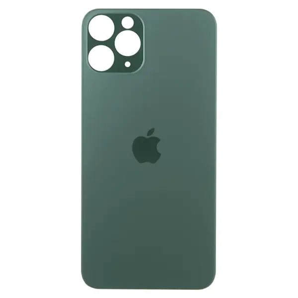 MR1_84880 Кришка задня iphone 11 pro midnight green (великий виріз під камеру) 