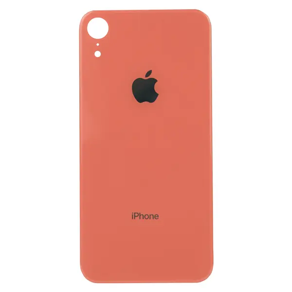 MR1_84907 Кришка задня iphone xr coral (великий виріз під камеру) 
