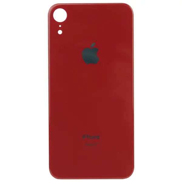 MR1_84908 Кришка задня iphone xr red (великий виріз під камеру) 