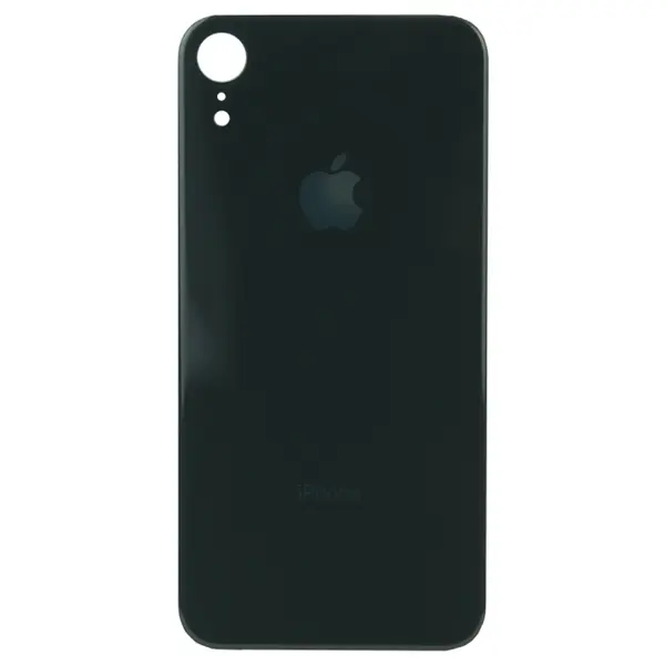 MR1_84910 Кришка задня iphone xr black (великий виріз під камеру) 