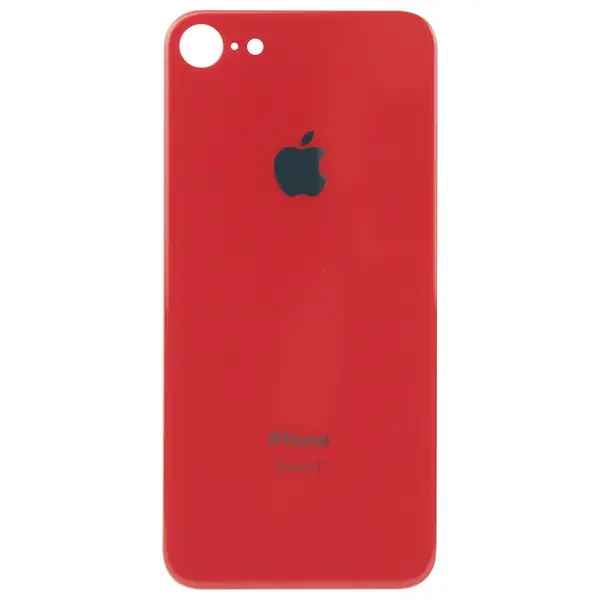 MR1_84917 Кришка задня iphone 8 (4.7") red (великий виріз під камеру) 