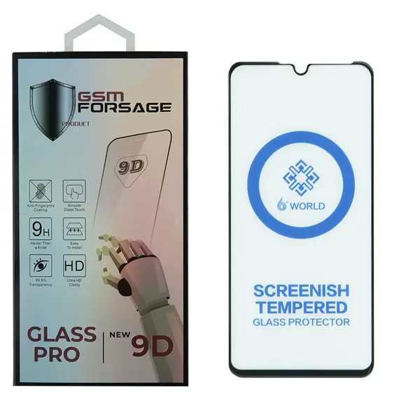 MR1_86546 Захисне скло premium tempered glass для huawei p30 lite / nova 4e (6.15') black 