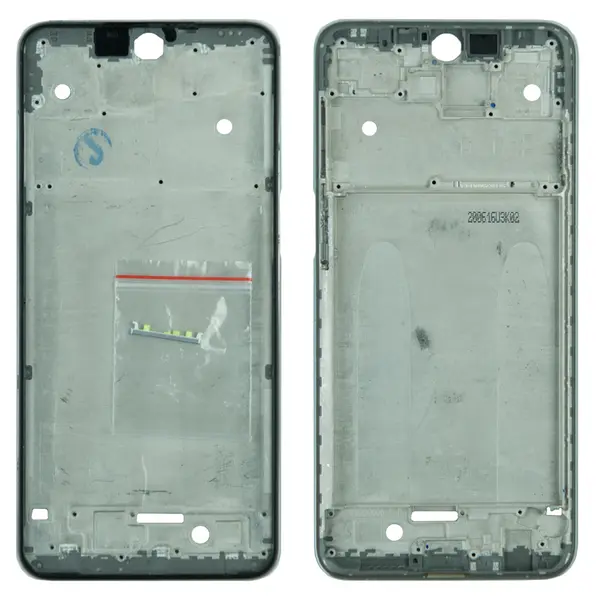 MR1_84483 Рамка дисплея xiaomi redmi note 9s / redmi note 9 pro / redmi note 9 pro max silver 