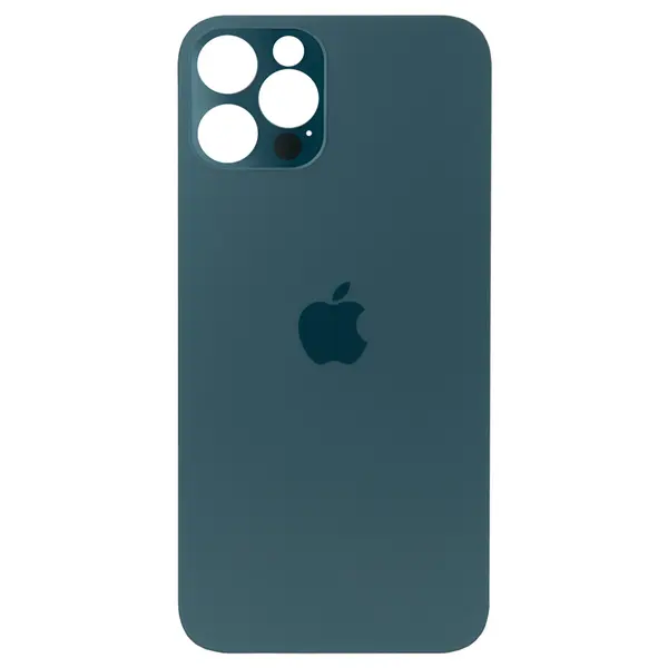 MR1_83893 Кришка задня iphone 12 pro blue (великий виріз під камеру) 