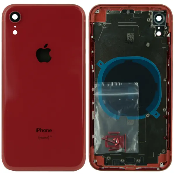 MR1_83566 Корпус iphone xr (з кнопками та sim-лотком) red original (prc) 