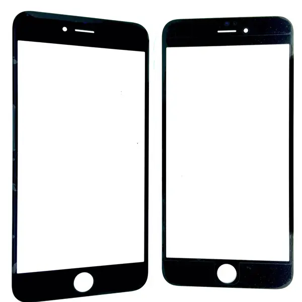 MR1_87779 Скло дисплея iphone 6 plus (5.5") black (для переклеювання) 