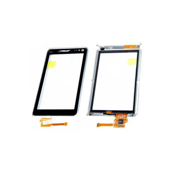 MR1_86674 Тачскрін nokia n8 original (з рамкою) silver 