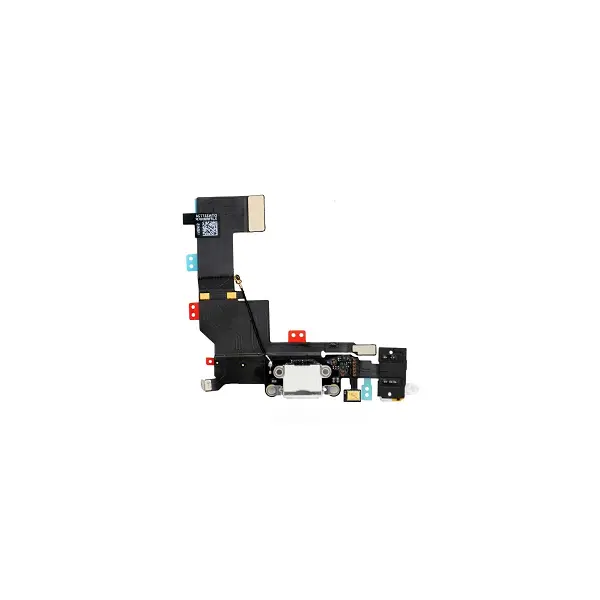 MR1_88501 Шлейф зарядки для iphone 5s (4.0") white h/c 