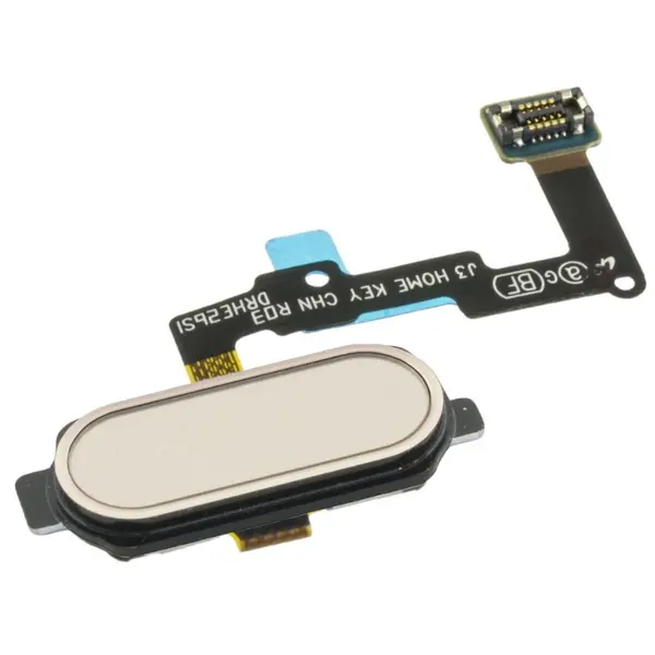 MR1_84808 Шлейф samsung j330 galaxy j3 (2017) / j3 pro 2017 з кнопкою меню (home) gold 