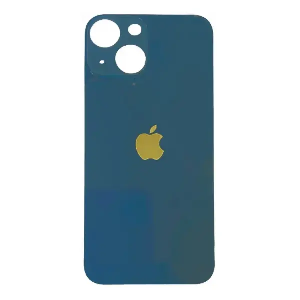 MR1_95779 Кришка задня iphone 13 mini blue (великий виріз під камеру) 