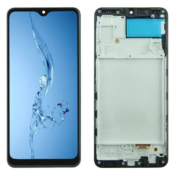 MR1_96007 Дисплей samsung galaxy a22 4g sm-a225 oled with frame black (6.36" lcd) 