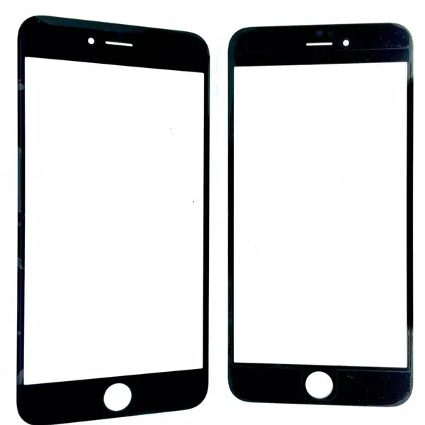 MR1_89778 Скло дисплея iphone 7 plus (5.5") black (для переклеювання) 