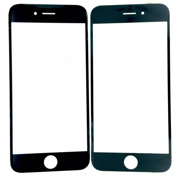 MR1_89776 Скло дисплея iphone 7 (4.7") black (для переклеювання) 