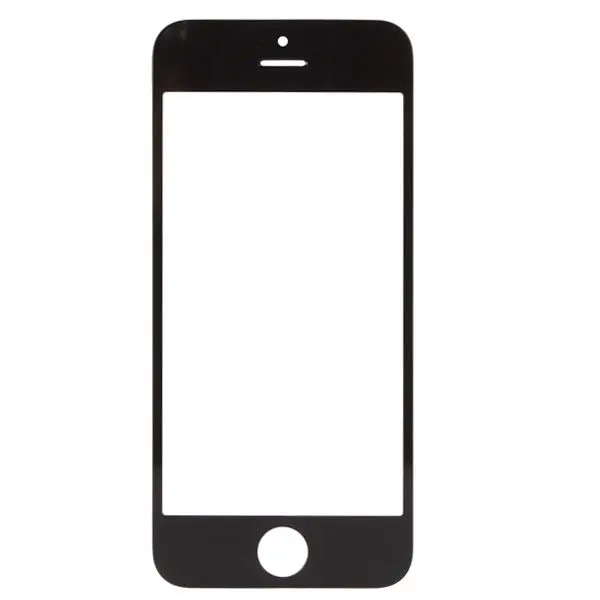 MR1_92899 Скло дисплея iphone 5 (4.0") для переклеювання з рамкою та oca black 