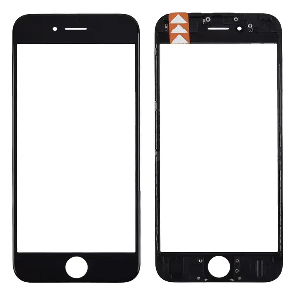 MR1_91284 Скло дисплея (для переклеювання) iphone 6s (4.7") black complete with frame 