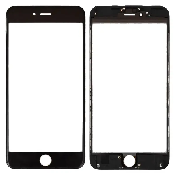 MR1_91286 Скло дисплея (для переклеювання) iphone 6s plus (5.5") black complete with frame 