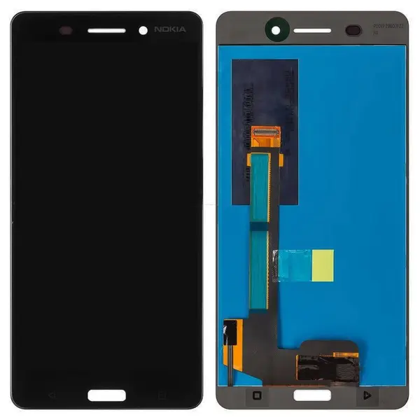 MR1_91912 Дисплей nokia 6 (ta-1003 / ta-1033 / ta-1025 / ta-1021) complete black 