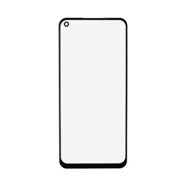 MR1_94700 Скло дисплея oppo a52 / a72 / a92 / realme 6 black + oca (для переклеювання) 