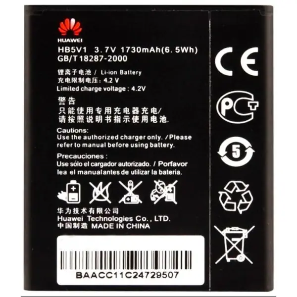 MR1_90904 Акумулятор hb5v1 (1730mah) для huawei y300 / y300c / y500 / y511 / y511 / t8833 