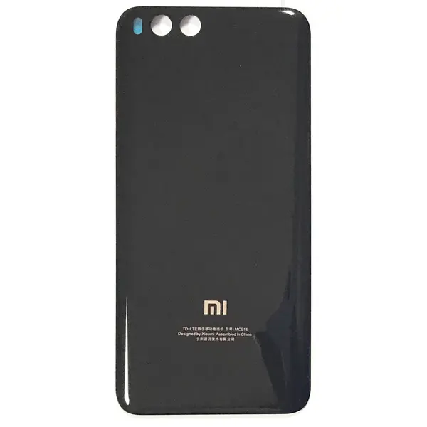 MR1_92013 Задня частина корпусу xiaomi mi 6 black 