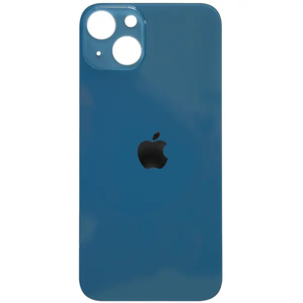 MR1_95294 Кришка задня iphone 13 blue (великий виріз під камеру) 