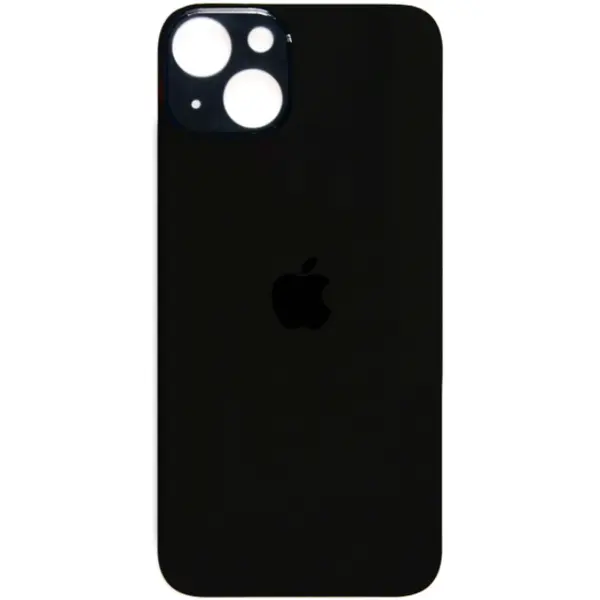 MR1_95780 Кришка задня iphone 13 mini midnight (великий виріз під камеру) 