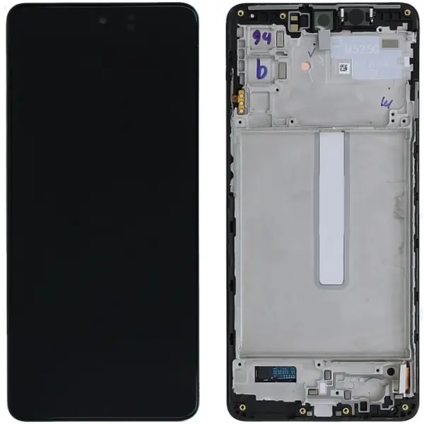 MR1_95771 Дисплей samsung galaxy m52 5g sm-m526 or 100% (service pack) with frame black 