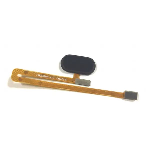 MR1_91176 Шлейф meizu mx6 центральна кнопка (home) black 