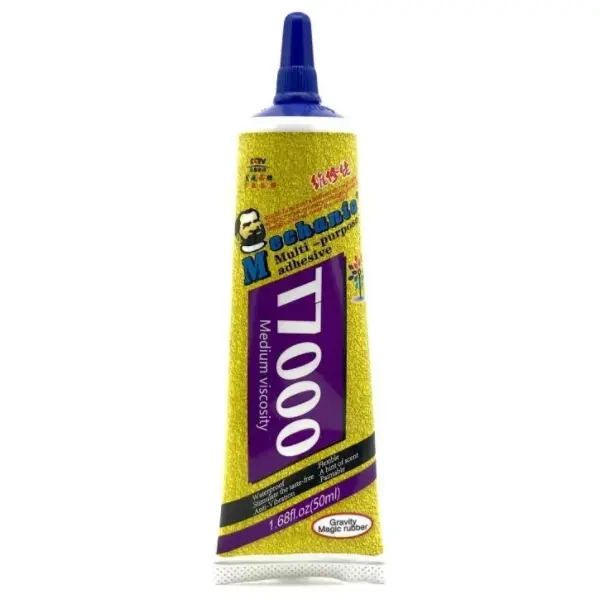 MR1_95467 Клей-герметик mechanic t-7000 (чорний / 50 ml) 