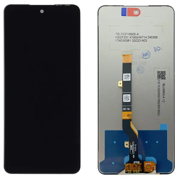 MR1_98550 Дисплей tecno camon 19 neo complete black original (prc) 