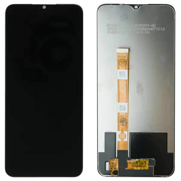MR1_99456 Дисплей oppo a15 / a15s / realme 7i (global) / realme c15 / narzo 20 complete black original (prc) 