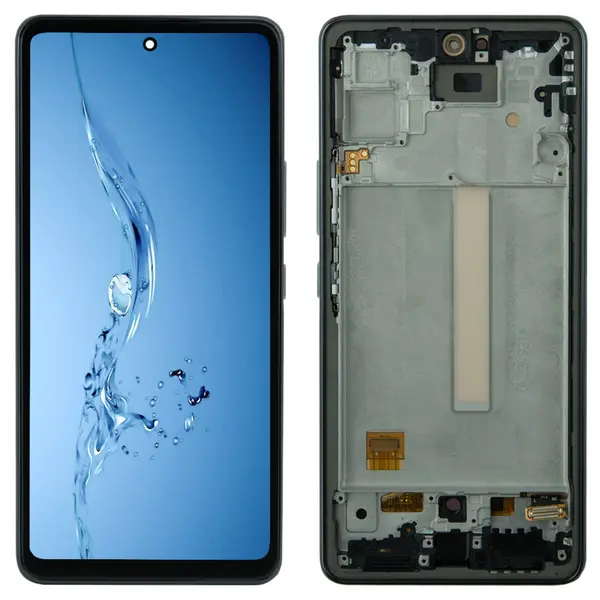 MR1_99622 Дисплей samsung galaxy a53 5g sm-a536 oled with frame black (6.42" lcd) 