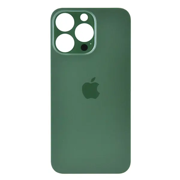 MR1_101004 Кришка задня iphone 13 pro green (великий виріз під камеру) 