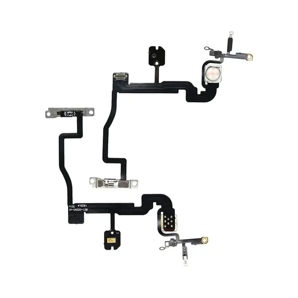 MR1_100950 Шлейф з кнопкою включення, спалахом та мікрофоном для iphone 11 pro max (6.5") 